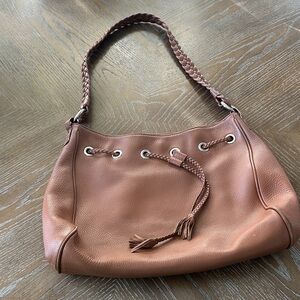 Talbots Tan Leather Shoulder Bag